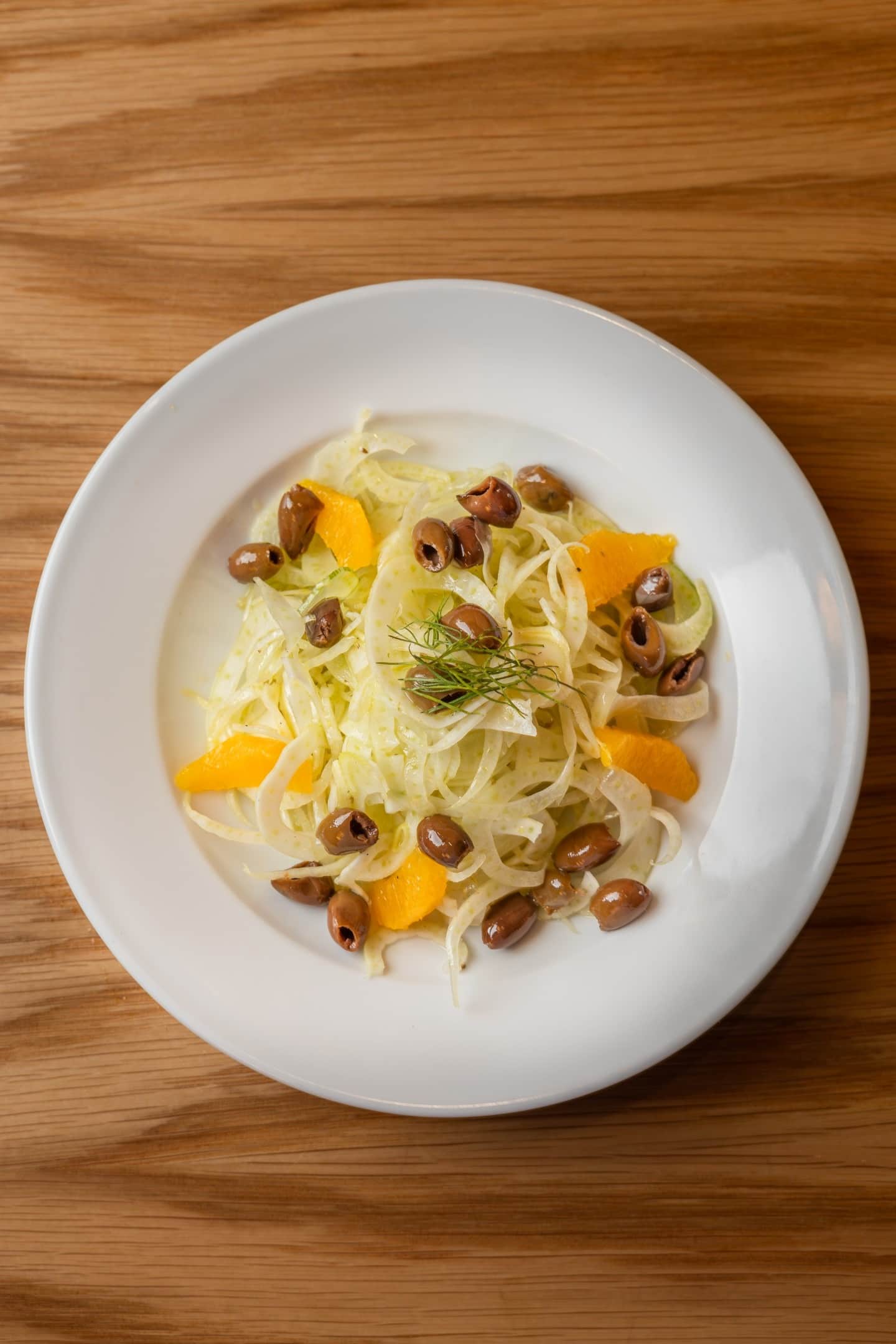 Fennel salad with orange and olive