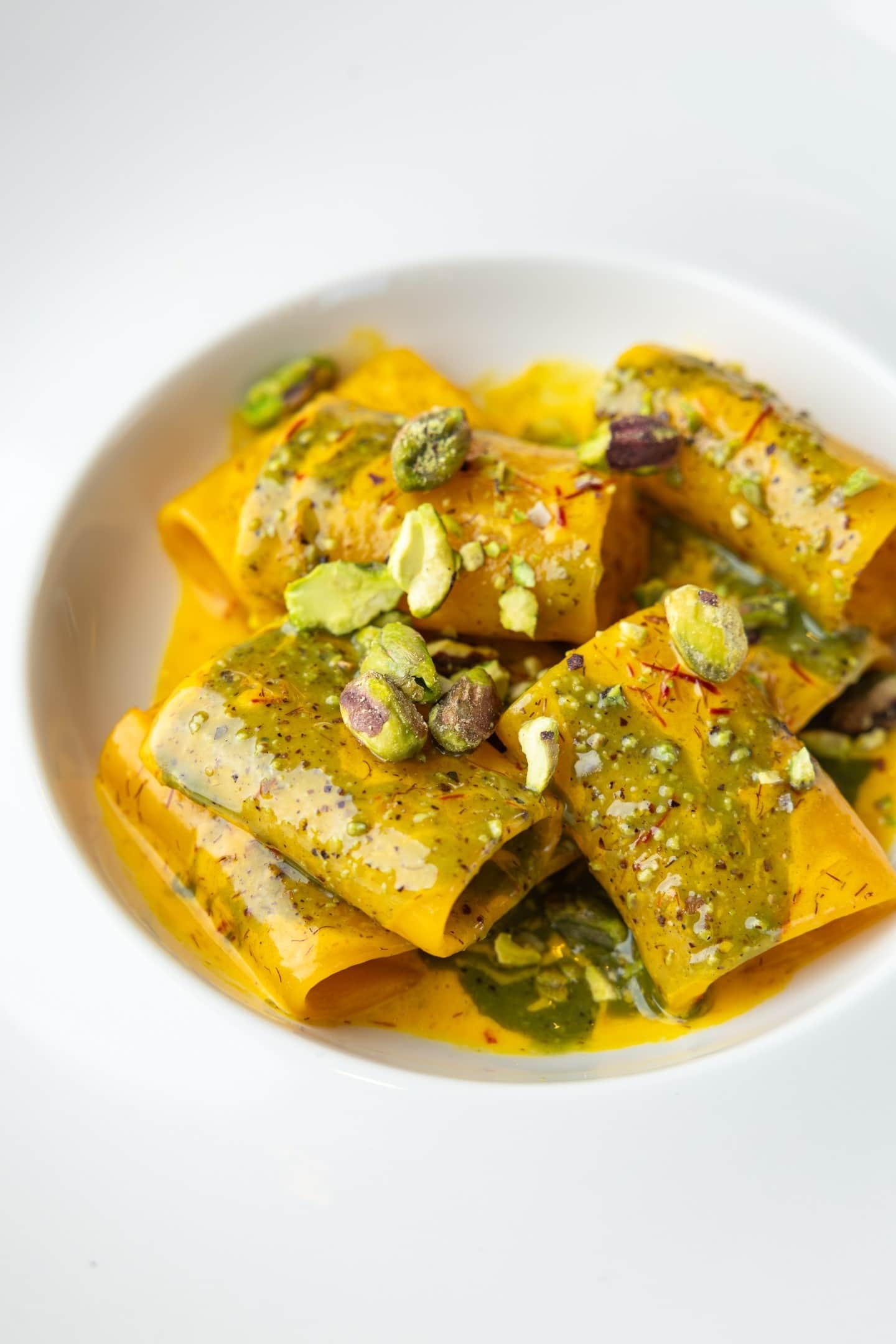 Paccheri allo zafferano